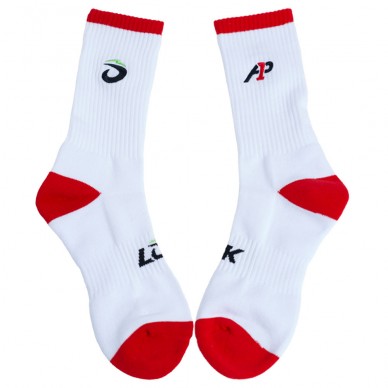 Chaussettes Lok Fishlake A1Padel blanches