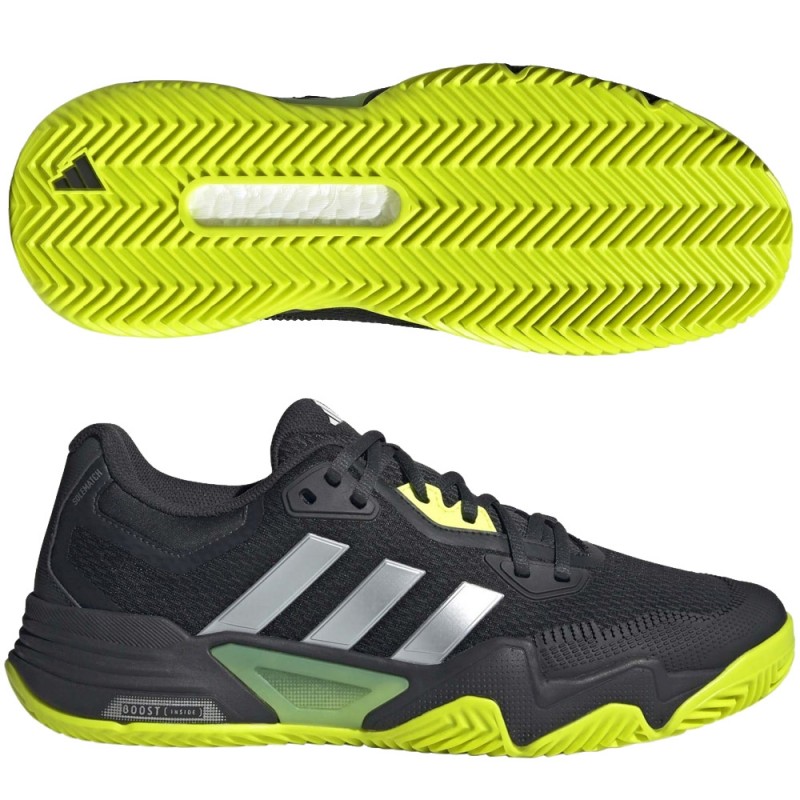 Chaussures Adidas Solematch Control 2 M Boost Clay black lucid lemon 2025 Chaussures Adidas Solematch Control 2 M Boost Clay black lucid lemon 2025