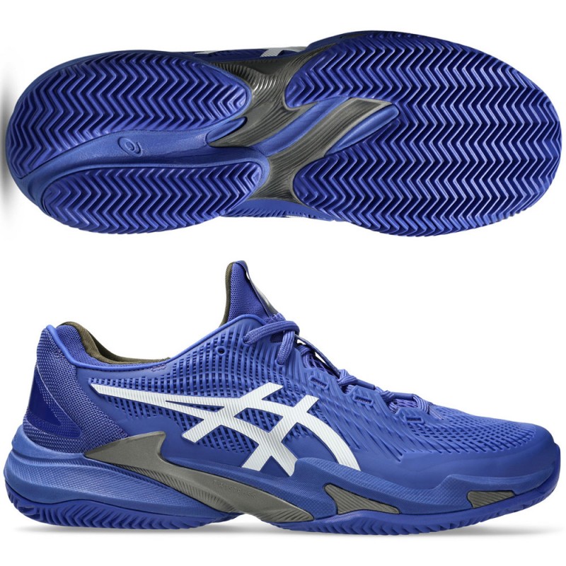 Chaussures Asics Court FF 3 Clay dark cobalt white 2025 Chaussures Asics Court FF 3 Clay dark cobalt white 2025