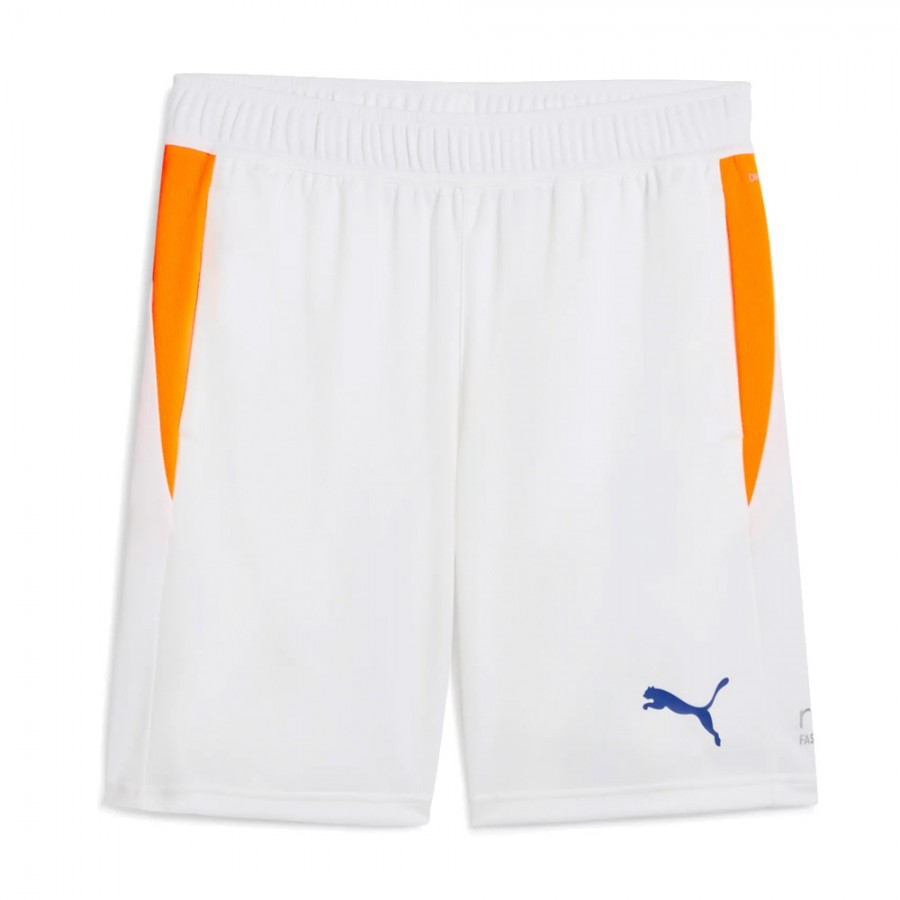 Puma Short Padel Training Individuel Blanc/Orange