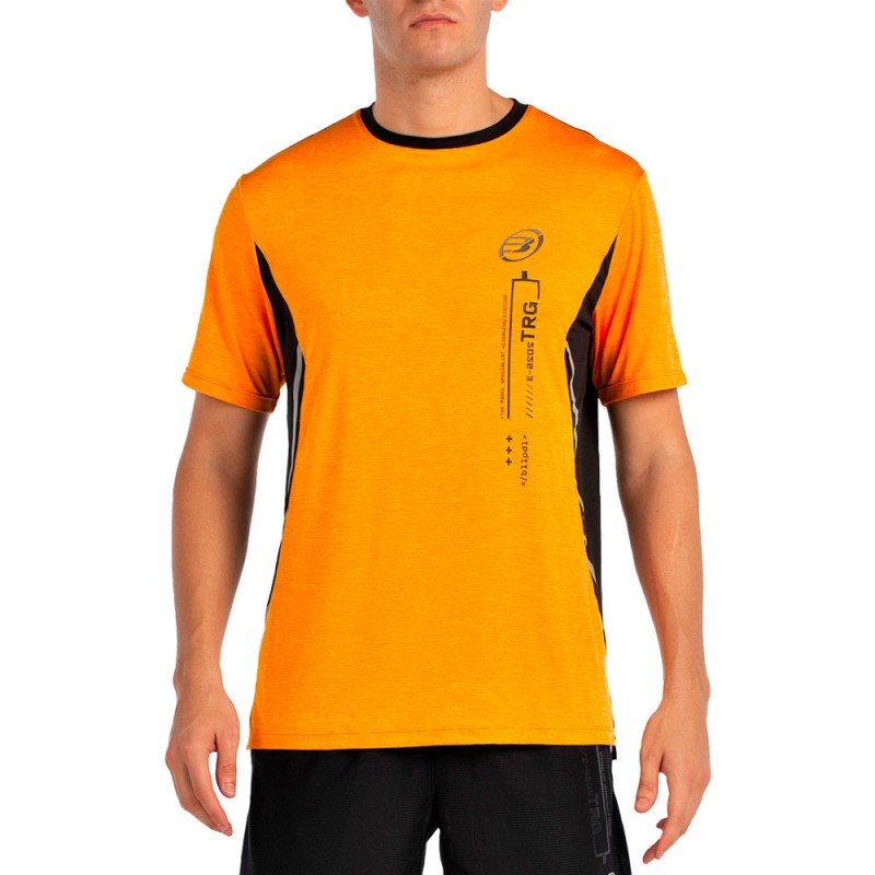 T-shirt Bullpadel Becerre orange bicolore