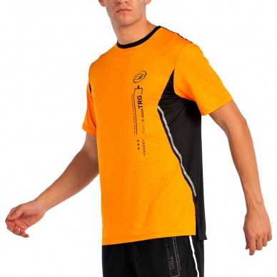 T-shirt Bullpadel Becerre orange bicolore