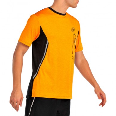 T-shirt Bullpadel Becerre orange bicolore