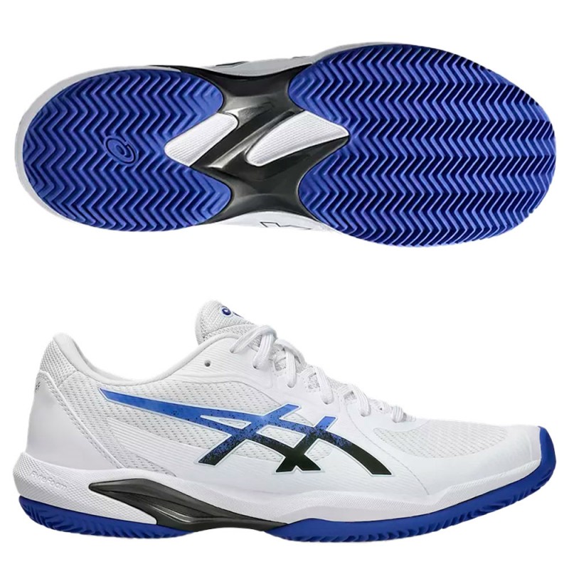 Chaussures Asics Solution Swift FF2 Clay blanc cobalt foncé 2025
