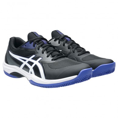 Chaussures Asics Game FF Clay black white 2025
