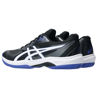 Chaussures Asics Game FF Clay black white 2025