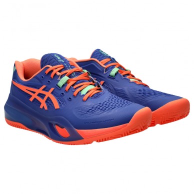 Chaussures Asics Gel Resolution X Padel dark cobalt vivid coral 2025