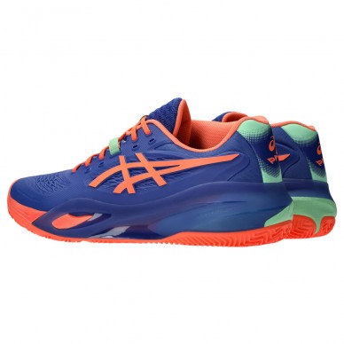 Chaussures Asics Gel Resolution X Padel dark cobalt vivid coral 2025