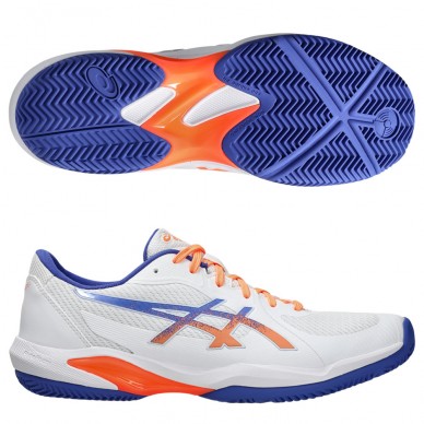 Chaussures Asics Solution Swift FF2 Padel white dark cobalt 2025