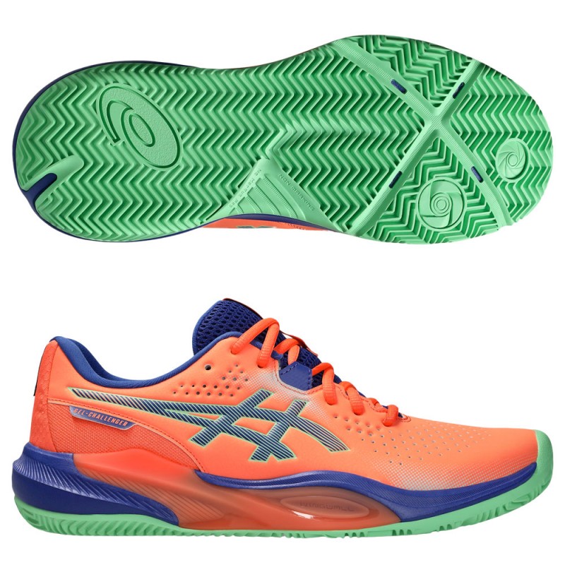 Chaussures Asics Gel Challenger 15 Padel vivid coral dark cobalt 2025