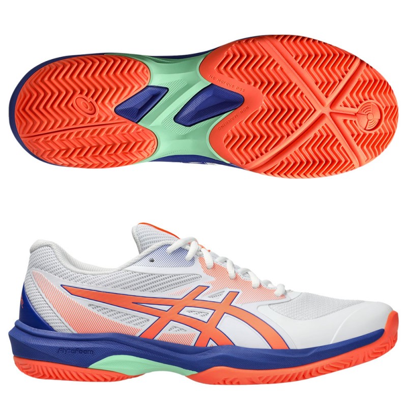 Chaussures Asics Game FF Padel white vivid coral 2025 Chaussures Asics Game FF Padel white vivid coral 2025