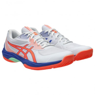 Chaussures Asics Game FF Padel white vivid coral 2025
