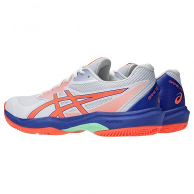 Chaussures Asics Game FF Padel white vivid coral 2025
