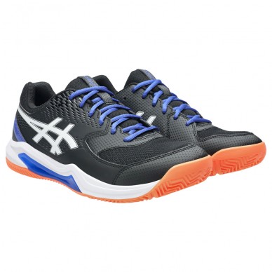 Chaussures Asics Gel Dedicate 8 Padel black white 2025