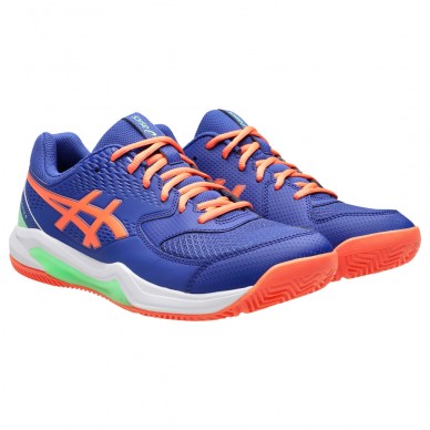 Chaussures Asics Gel Dedicate 8 Padel dark cobalt vivid coral 2025