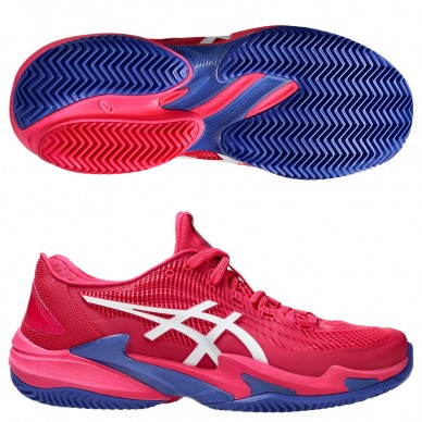 Chaussures Asics Court FF3 Clay bright rose white 2025