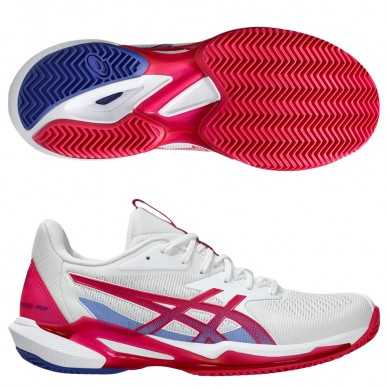 Chaussures Asics Solution Speed FF3 Clay white bright rose 2025