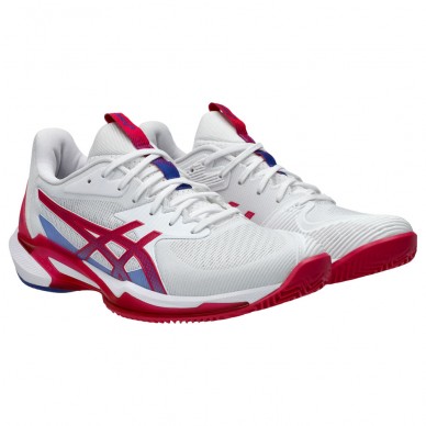 Chaussures Asics Solution Speed FF3 Clay white bright rose 2025
