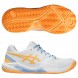 Chaussures Asics Gel Dedicate 8 Padel White Orange Glow 2025