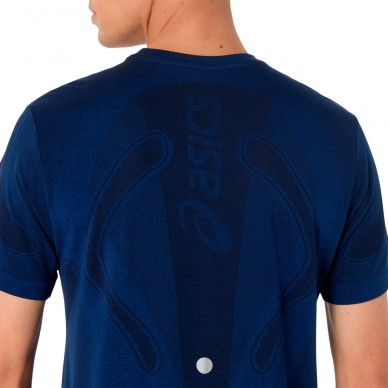 T-shirt Asics Seamless SS Top bleu