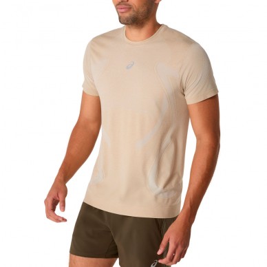T-shirt Asics Seamless SS Top blanc cassé
