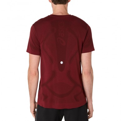 T-shirt Asics Seamless SS Top rouge