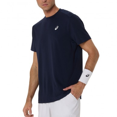 T-shirt Asics Court SS Top bleu marine