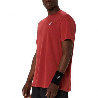 T-shirt Asics Court SS Top rouge