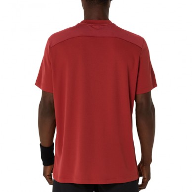 T-shirt Asics Court SS Top rouge