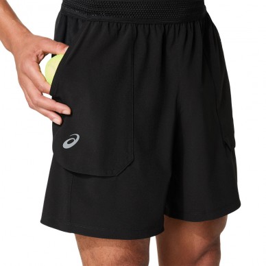 Short Asics Match 7in noir
