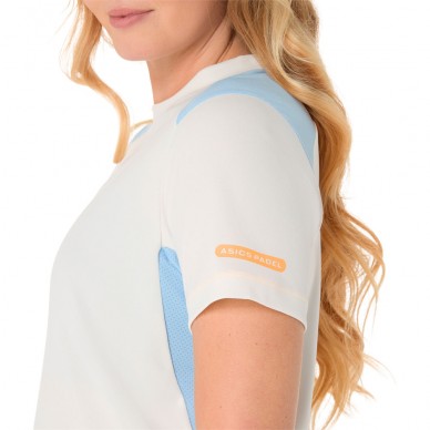 T-shirt Asics Padel Court SS Top crème