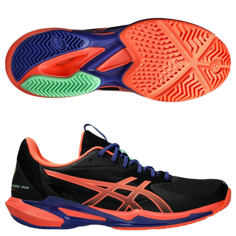 ASICS Solution Speed FF3 Padel Black Vivid Coral 2025