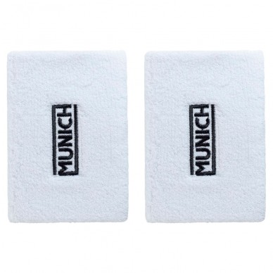 Poignets Munich Logo Brand blanches/p