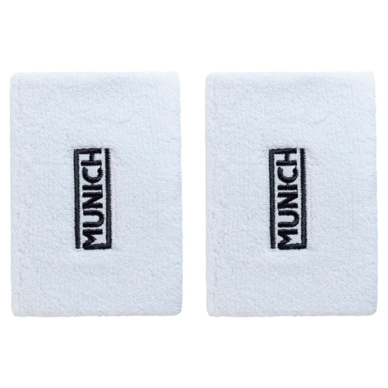 Poignets Munich Logo Brand blanches/p