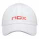 Casquette Nox Cap blanche rouge