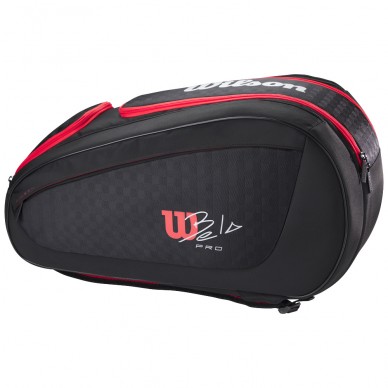 Sac de padel Wilson Bela V3 noir rouge 2025