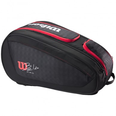 Sac de padel Wilson Bela V3 noir rouge 2025