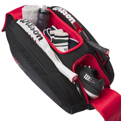 Sac de padel Wilson Bela V3 noir rouge 2025