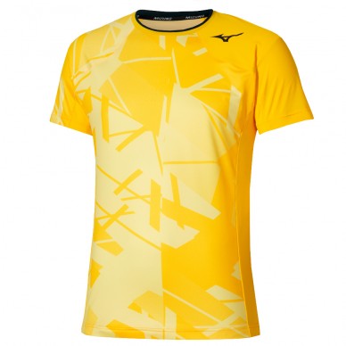 T-shirt Mizuno Daybreakers Shadow Graphic jaune
