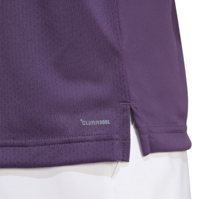 T-shirt Adidas Club violet logo blanc