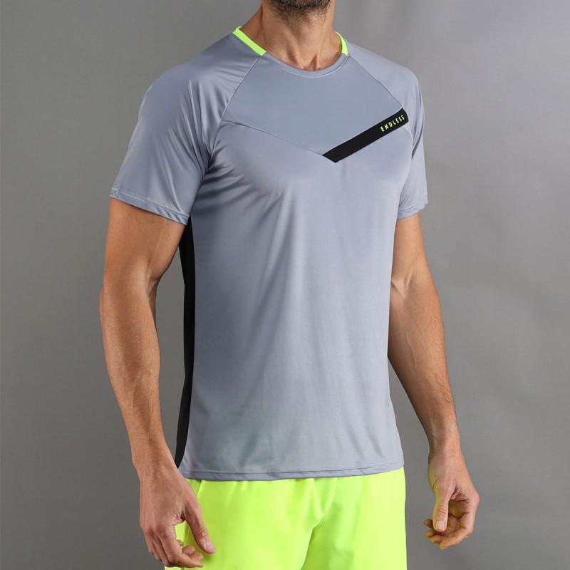 T-shirt Endless Tracer gris