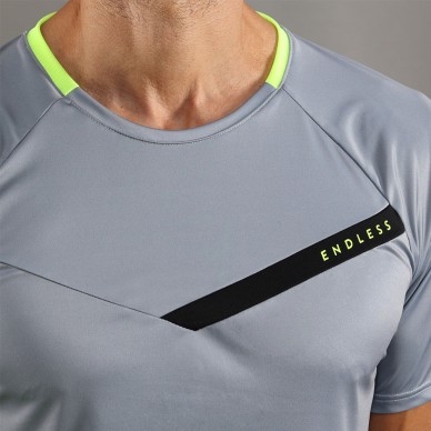 T-shirt Endless Tracer gris