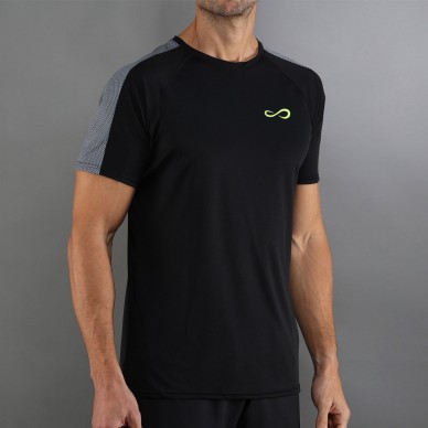 T-shirt Endless Vector noire grise