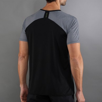 T-shirt Endless Vector noire grise