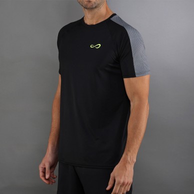 T-shirt Endless Vector noire grise
