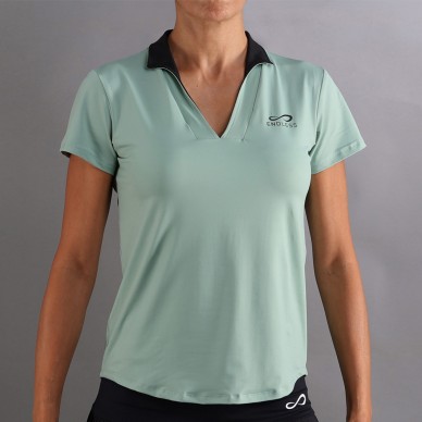 Polo Endless Onyx Sleeves vert forêt