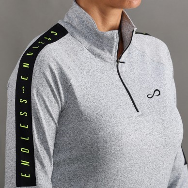 Sweatshirt Endless Kirsch Iconic II gris