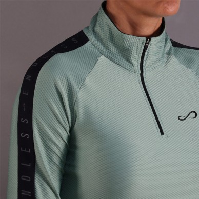 Sweatshirt Endless Kirsch Iconic II vert forêt