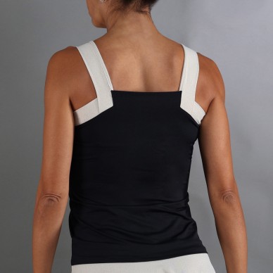 T-shirt Endless Breeze noire dorée