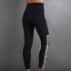 Leggings Endless Syncro noir vert forêt